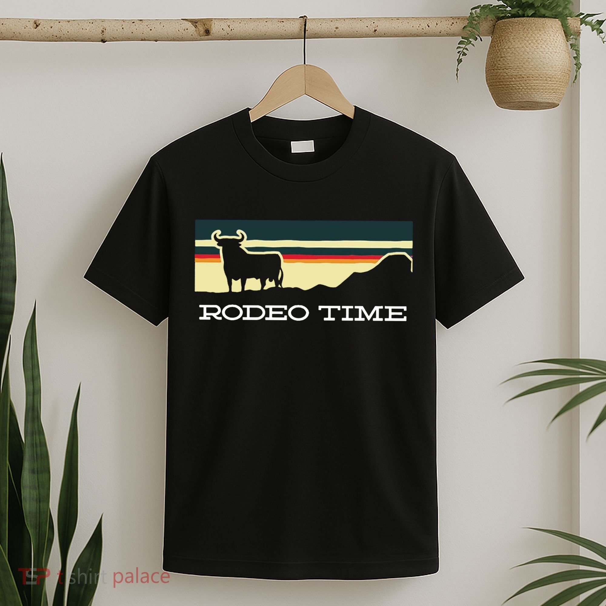 Rodeo Time Cowboy Wild West Cow Horseman Ranch Lasso Boots T-Shirt