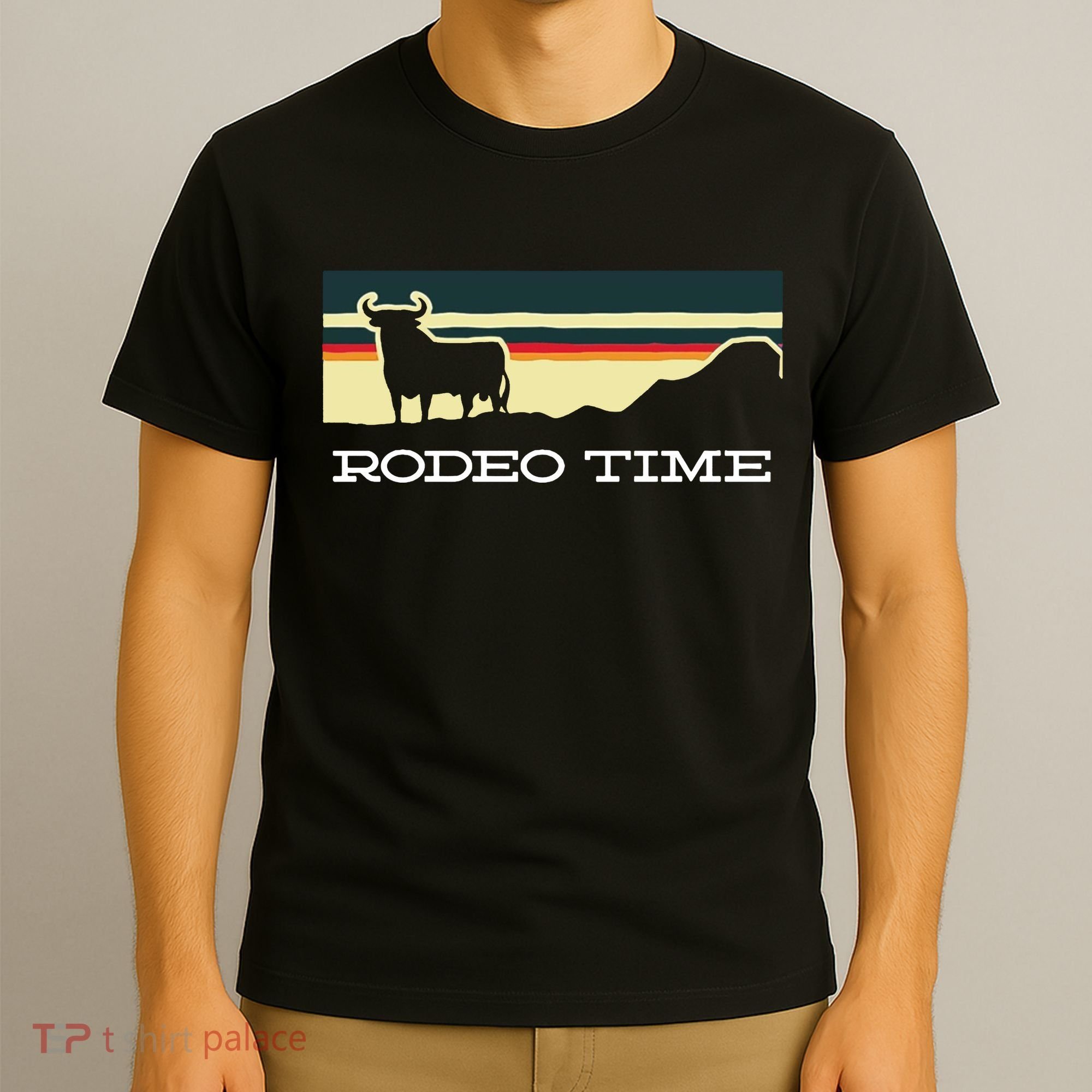 Rodeo Time Cowboy Wild West Cow Horseman Ranch Lasso Boots T-Shirt