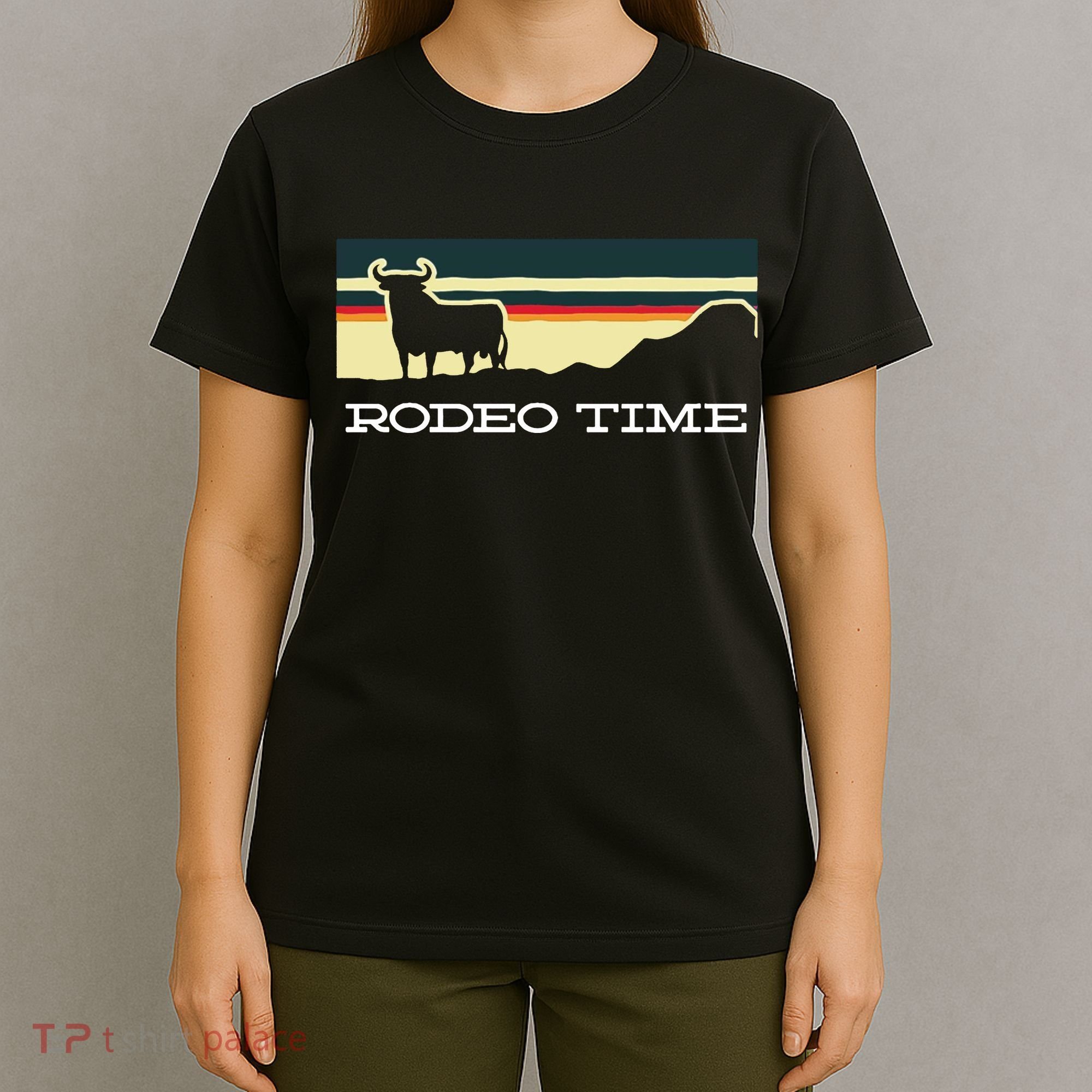 Rodeo Time Cowboy Wild West Cow Horseman Ranch Lasso Boots T-Shirt