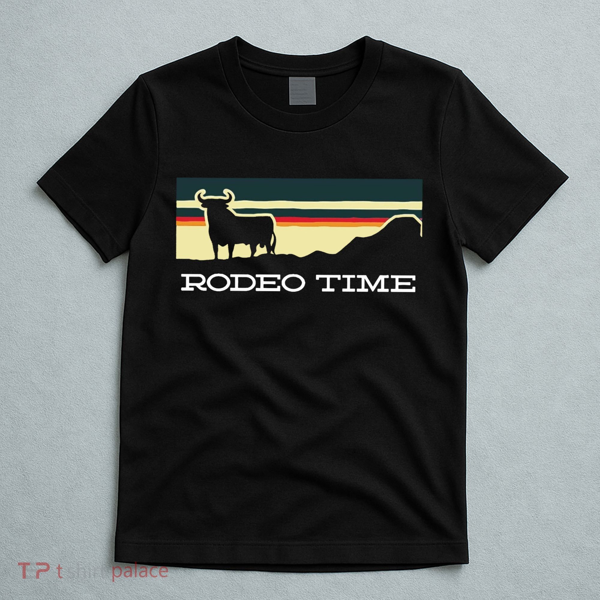 Rodeo Time Cowboy Wild West Cow Horseman Ranch Lasso Boots T-Shirt