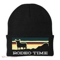 Rodeo Time Cowboy Wild West Cow Horseman Ranch Lasso Boots Beanie thumb 0