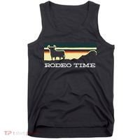 Rodeo Time Cowboy Wild West Cow Horseman Ranch Lasso Boots Tank Top thumb 0