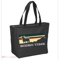 Rodeo Time Cowboy Wild West Cow Horseman Ranch Lasso Boots Tote Bag thumb 2