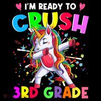Ready To Crush 3Rd Grade Unicorn Back To School Gift Bucket Hat thumb 4