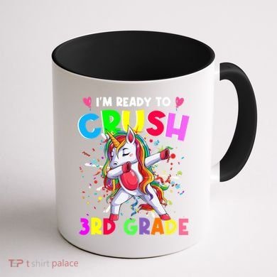 Ready To Crush 3Rd Grade Unicorn Back To School Gift Coffee Mug back