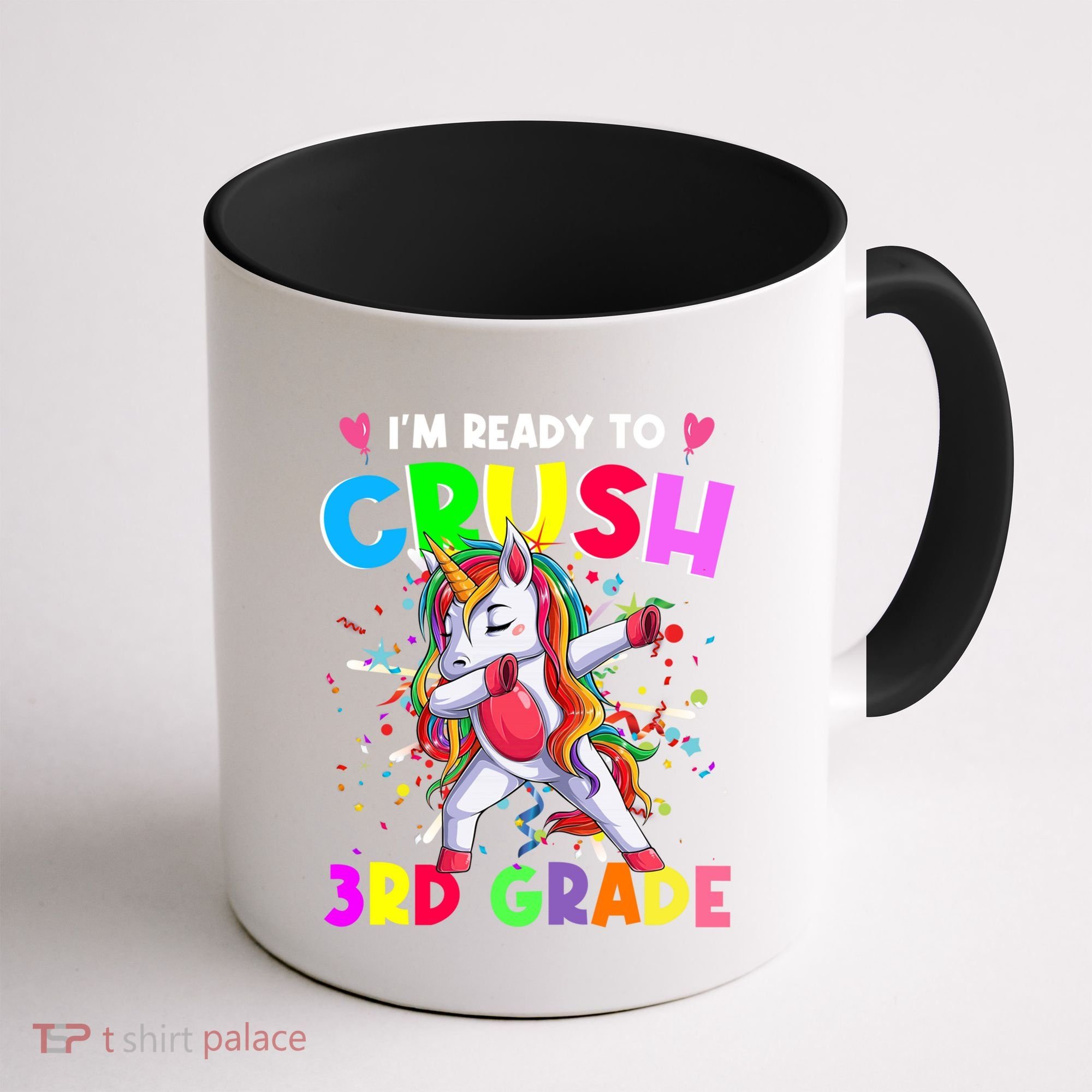 Ready To Crush 3Rd Grade Unicorn Back To School Gift Coffee Mug
