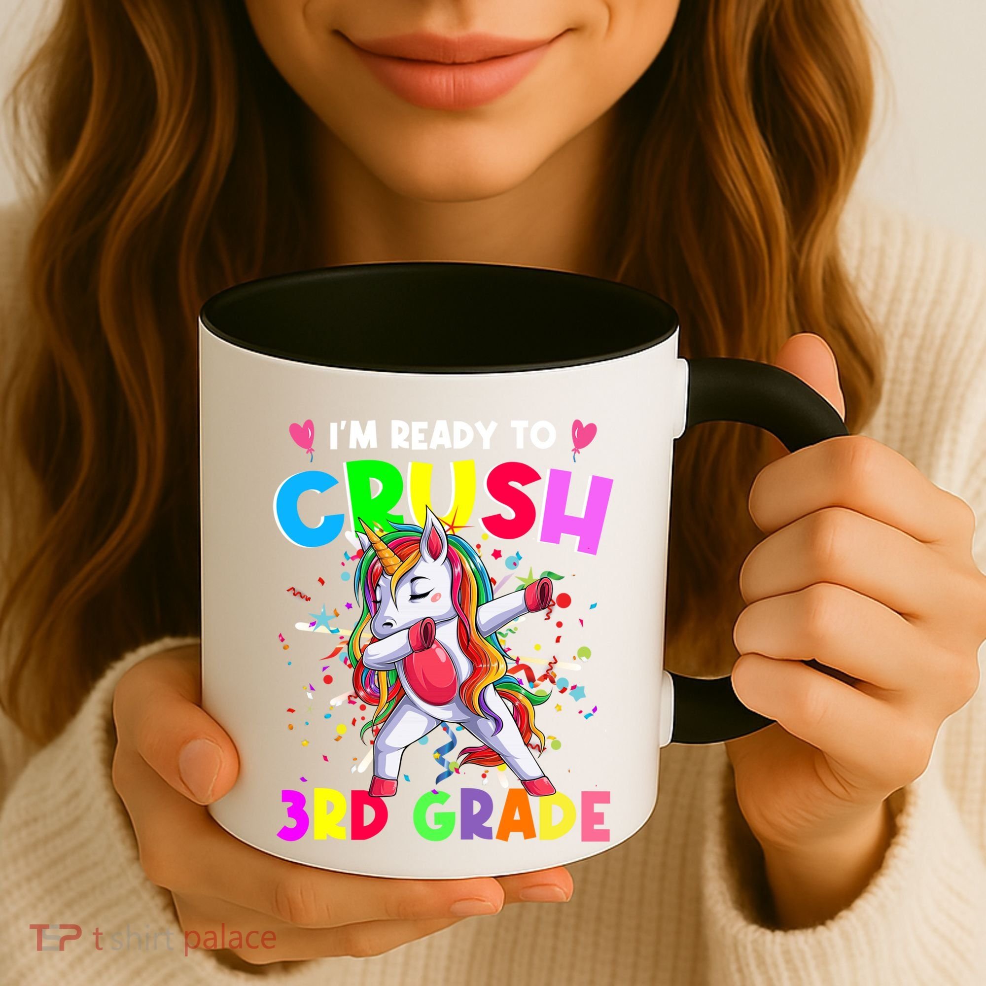 Ready To Crush 3Rd Grade Unicorn Back To School Gift Coffee Mug