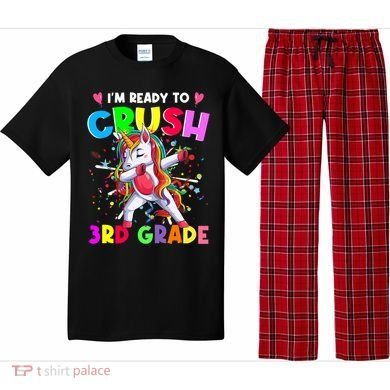 Ready To Crush 3Rd Grade Unicorn Back To School Gift Pajama Set
