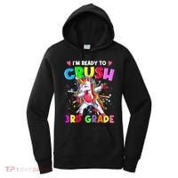 Ready To Crush 3Rd Grade Unicorn Back To School Gift Women's Hoodie thumb 0