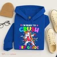 Ready To Crush 3Rd Grade Unicorn Back To School Gift Hoodie thumb 4