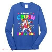 Ready To Crush 3Rd Grade Unicorn Back To School Gift Long Sleeve Shirt thumb 0
