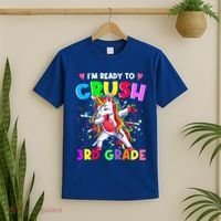 Ready To Crush 3Rd Grade Unicorn Back To School Gift T-Shirt thumb 2