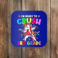 Ready To Crush 3Rd Grade Unicorn Back To School Gift Coaster thumb 0