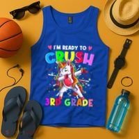 Ready To Crush 3Rd Grade Unicorn Back To School Gift Tank Top thumb 4