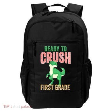 Ready To Crush First Grade TRex Dinosaur Cool Gift Backpack