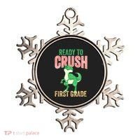 Ready To Crush First Grade TRex Dinosaur Cool Gift Ornament thumb 0
