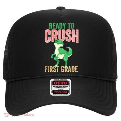 Ready To Crush First Grade TRex Dinosaur Cool Gift Hat