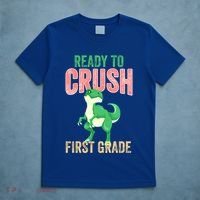 Ready To Crush First Grade TRex Dinosaur Cool Gift T-Shirt thumb 5