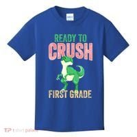 Ready To Crush First Grade TRex Dinosaur Cool Gift Kids T-Shirt thumb 0