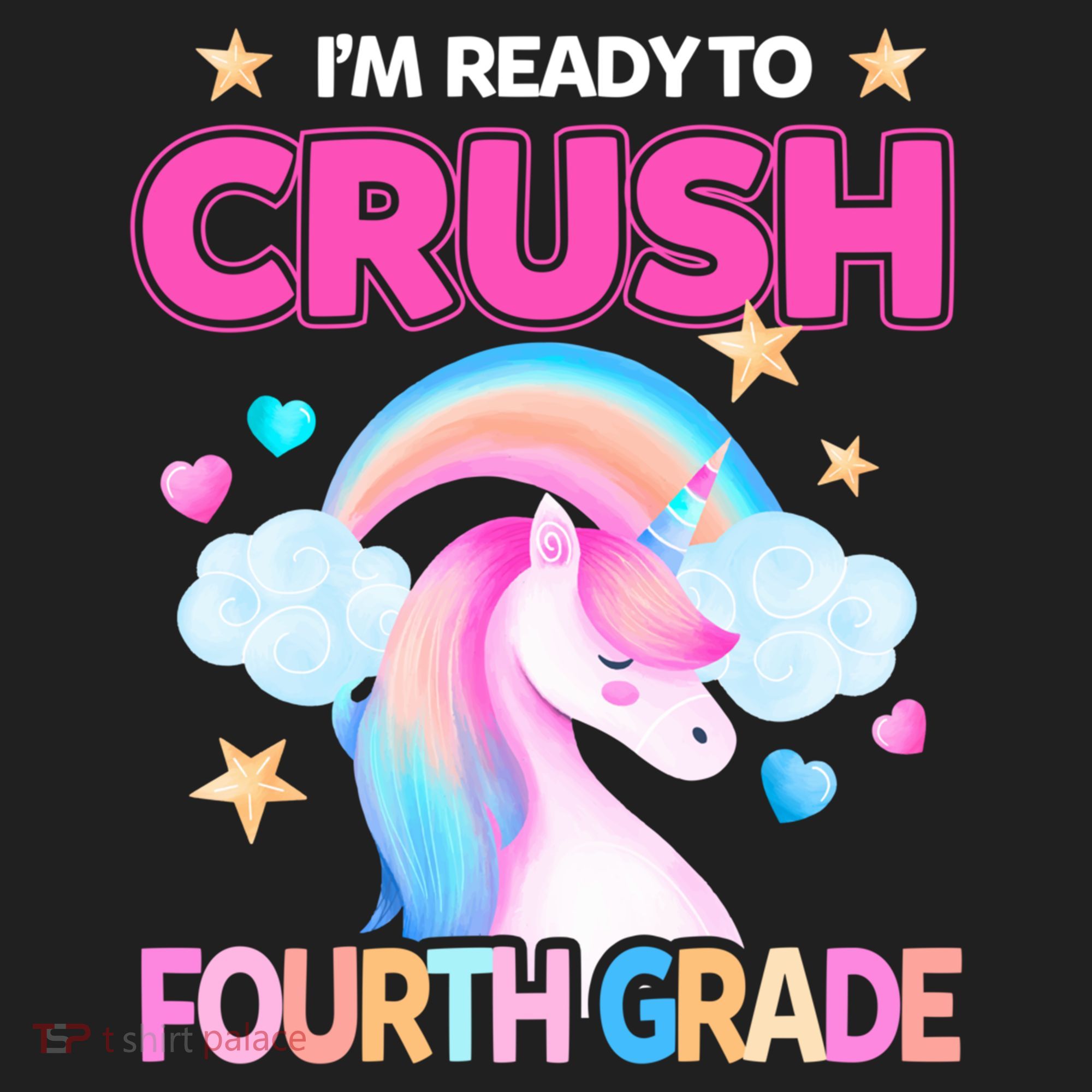 Ready To Crush Fourth Grade 4Th Unicorn Back To School Gift Women's Sweatshirt