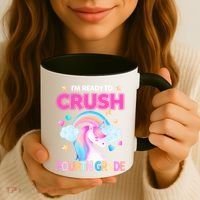 Ready To Crush Fourth Grade 4Th Unicorn Back To School Gift Coffee Mug thumb 3