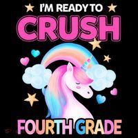Ready To Crush Fourth Grade 4Th Unicorn Back To School Gift Coffee Mug thumb 5
