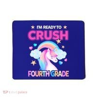 Ready To Crush Fourth Grade 4Th Unicorn Back To School Gift Mousepad thumb 0