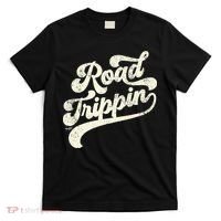 Road Trippin Cool Retro Vintage Road Trip Distressed T-Shirt thumb 0