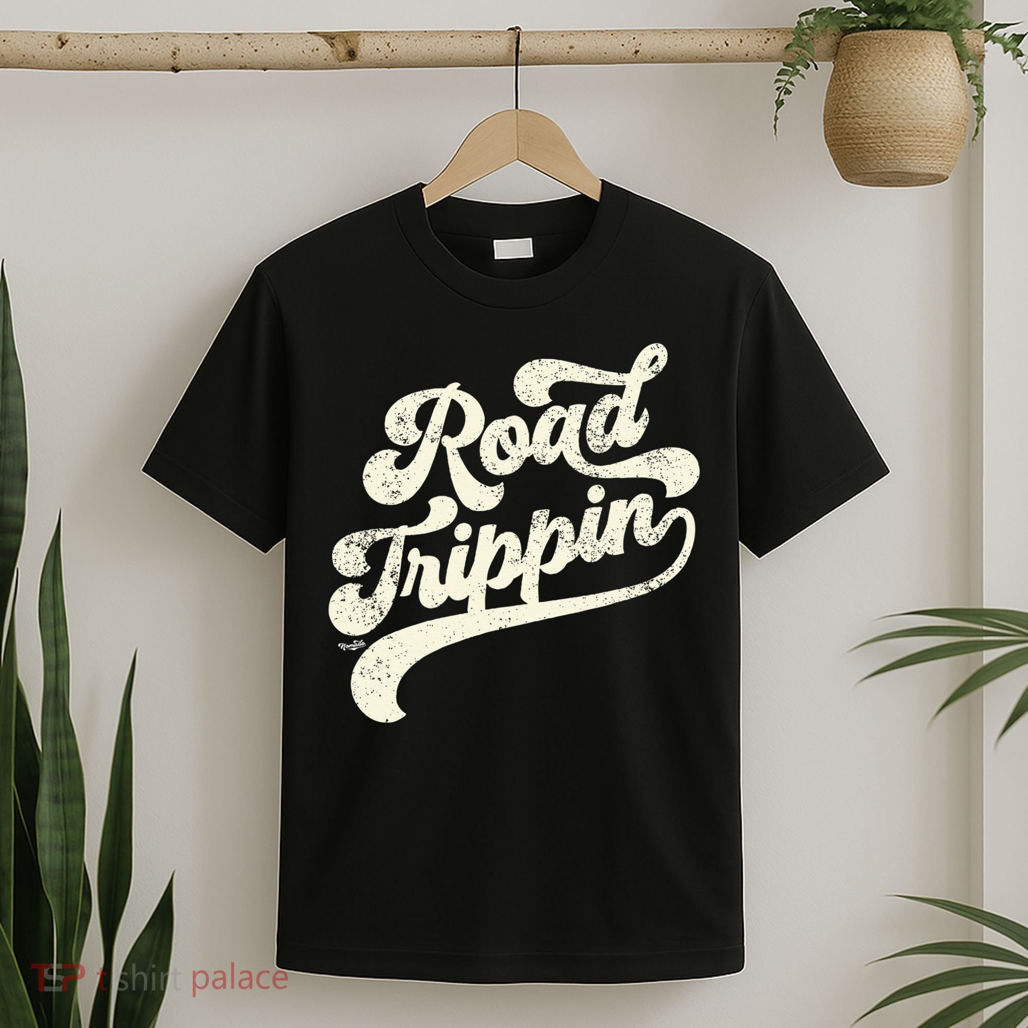 Road Trippin Cool Retro Vintage Road Trip Distressed T-Shirt