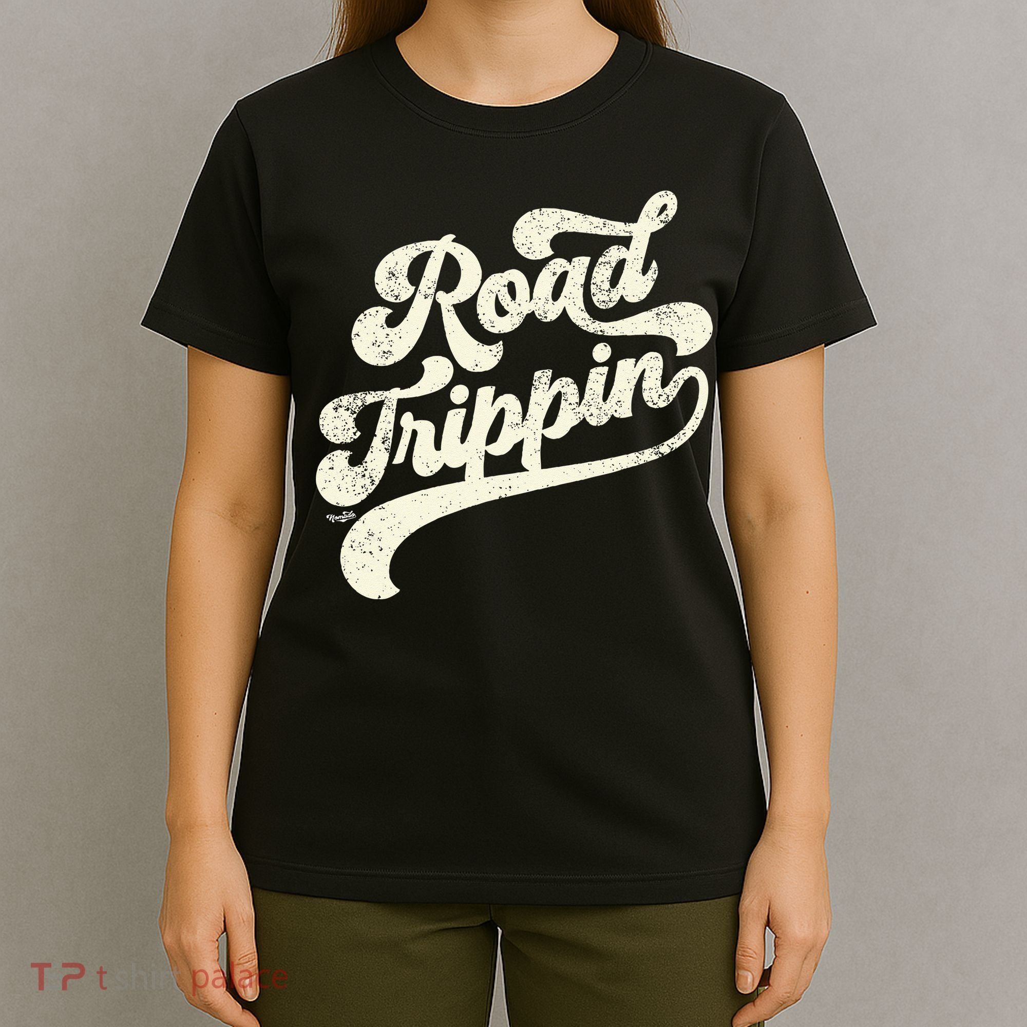 Road Trippin Cool Retro Vintage Road Trip Distressed T-Shirt