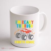 Ready To Crush 4th Grade Monster Truck First Day School Boy Coffee Mug thumb 1