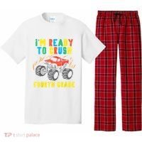 Ready To Crush 4th Grade Monster Truck First Day School Boy Pajama Set thumb 0