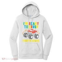Ready To Crush 4th Grade Monster Truck First Day School Boy Women's Hoodie thumb 0