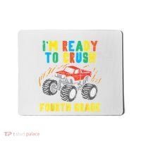 Ready To Crush 4th Grade Monster Truck First Day School Boy Mousepad thumb 0