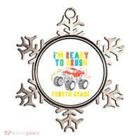 Ready To Crush 4th Grade Monster Truck First Day School Boy Ornament thumb 0