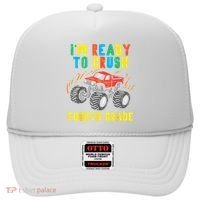 Ready To Crush 4th Grade Monster Truck First Day School Boy Hat thumb 0