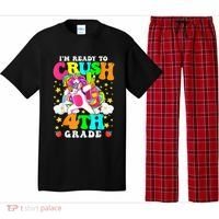 Ready To Crush 4th Grade Cute Unicorn Back To School Girl Pajama Set thumb 0