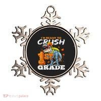 Ready To Crush 1st Grade T Rex Dinosaur Back To School Boy Ornament thumb 0