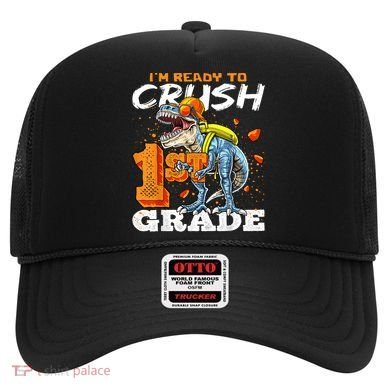 Ready To Crush 1st Grade T Rex Dinosaur Back To School Boy Hat
