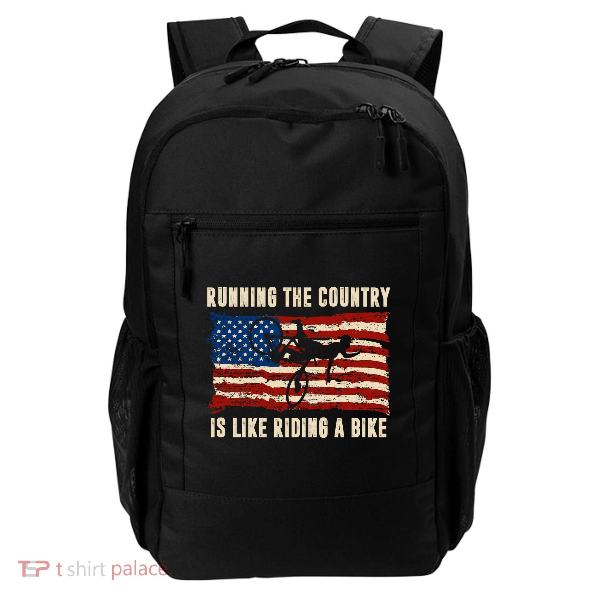 Running The Country Is Like Riding A Bike Backpack