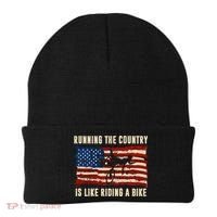 Running The Country Is Like Riding A Bike Beanie thumb 0