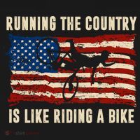 Running The Country Is Like Riding A Bike Women's Hoodie thumb 2