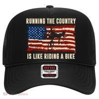Running The Country Is Like Riding A Bike Hat thumb 0