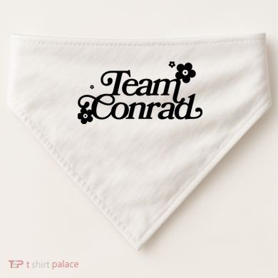 Retro Team Conrad Logo USA-Made Doggie Bandana