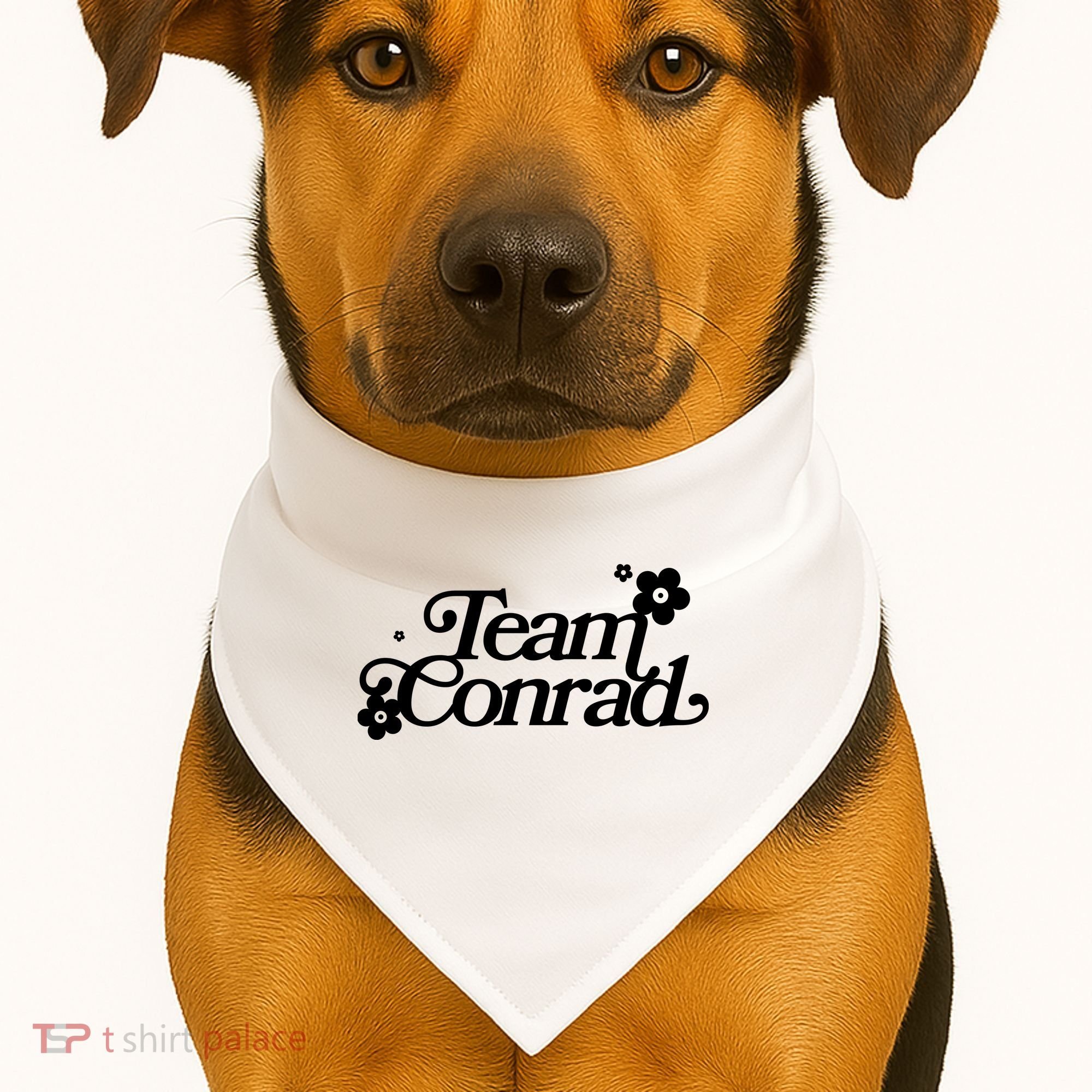 Retro Team Conrad Logo USA-Made Doggie Bandana