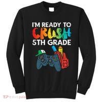 Ready To Crush 5th Grade Fifth Video Gamer Back School Sweatshirt thumb 0