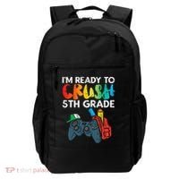 Ready To Crush 5th Grade Fifth Video Gamer Back School Backpack thumb 0