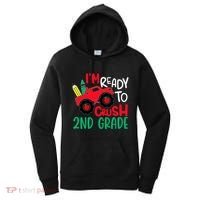Ready To Crush First Grade 1st Day Of School Monster Truck Gift Women's Hoodie thumb 0