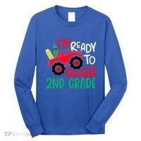 Ready To Crush First Grade 1st Day Of School Monster Truck Gift Long Sleeve Shirt thumb 0