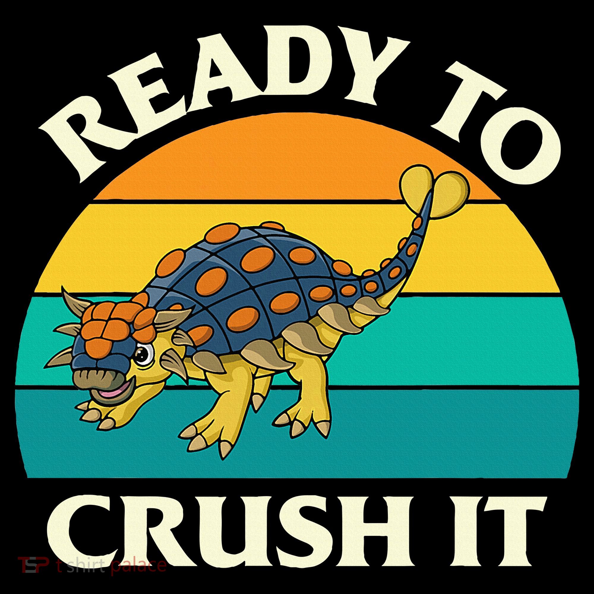 Ready To Crush It Dinosaur Dino Paleontologist Ankylosaurus Mousepad